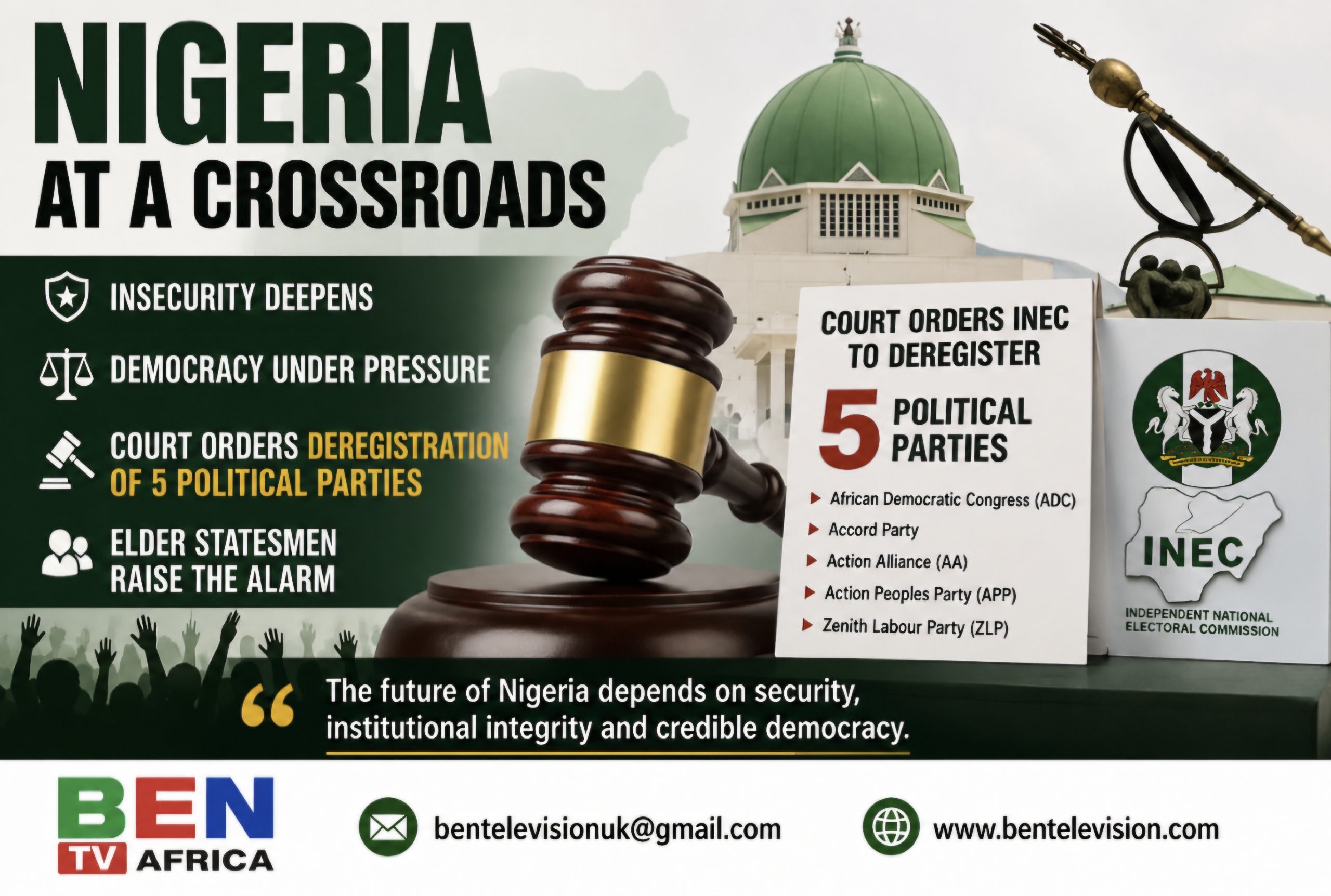 NIGERIA AT A CROSSROADS: ELDER STATESMEN RAISE CONCERNS AS POLITICAL LANDSCAPE SHIFTS - Ben Television | Breaking - Nigeria, Africa and World Top News.